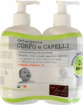 FIOCCHI DI RISO Detergente Corpo e Capelli BIPACK 2x400ml Sapone Per Bambini e Neonati Detergente Corpo e Capelli Sanitaria Gioia del Bimbo - Villa San Giovanni, Commerciovirtuoso.it