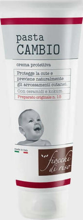 Fiocchi Di Riso Pasta Cambio Pannolino Crema Protettiva 100ml Previene gli Arrossamenti Prima infanzia/Cambio del pannolino/Creme lenitive Sanitaria Gioia del Bimbo - Villa San Giovanni, Commerciovirtuoso.it