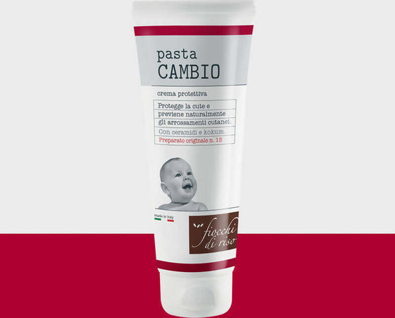 Fiocchi Di Riso Pasta Cambio Pannolino Crema Protettiva 100ml Previene gli Arrossamenti Prima infanzia/Cambio del pannolino/Creme lenitive Sanitaria Gioia del Bimbo - Villa San Giovanni, Commerciovirtuoso.it