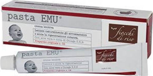 Fiocchi Di Riso Pasta Emu 30 Ml Crema Lenitiva Rigenerante per Arrossamenti Pannolino Aloe Vera E Omega 3, 6, 9 Prima infanzia/Cambio del pannolino/Creme lenitive Sanitaria Gioia del Bimbo - Villa San Giovanni, Commerciovirtuoso.it