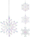 Fiocco pensile per albero di Natale iridescente per decorazione natalizia