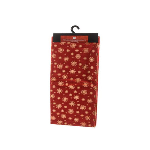 Tovaglia natalizia in tessuto laminato per tavola di Natale e festività 140 x 180 cm