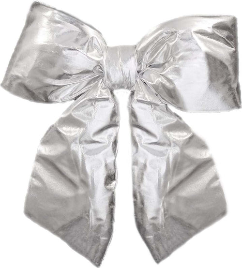 Fiocco Argento imbottito decorazione natalizia per albero e ghirlanda dietro porta 30 cm Casa e cucina/Decorazioni per interni/Addobbi e decorazioni per ricorrenze/Decorazioni natalizie/Fiocchi e nastri MagiediNatale.it - Altamura, Commerciovirtuoso.it