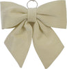 Fiocco Bianco in velluto rigato decorazione natalizia per albero e ghirlanda dietro porta Casa e cucina/Decorazioni per interni/Addobbi e decorazioni per ricorrenze/Decorazioni natalizie/Fiocchi e nastri MagiediNatale.it - Altamura, Commerciovirtuoso.it