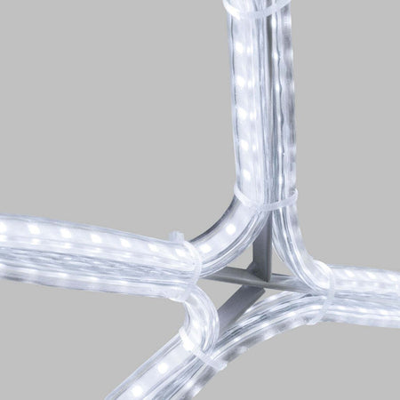 Fiocco di neve in tubo ultraluminoso con 576 led a luce bianco freddo da Ø70cm Casa e cucina/Decorazioni per interni/Addobbi e decorazioni per ricorrenze/Decorazioni natalizie/Luci natalizie/Catene luminose per esterni MagiediNatale.it - Altamura, Commerciovirtuoso.it