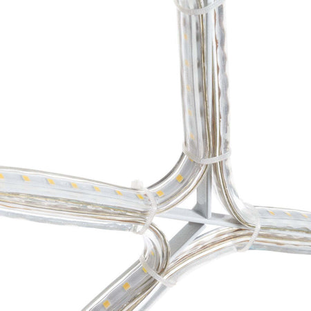 Fiocco di neve in tubo ultraluminoso con 576 led a luce bianco freddo da Ø70cm Casa e cucina/Decorazioni per interni/Addobbi e decorazioni per ricorrenze/Decorazioni natalizie/Luci natalizie/Catene luminose per esterni MagiediNatale.it - Altamura, Commerciovirtuoso.it