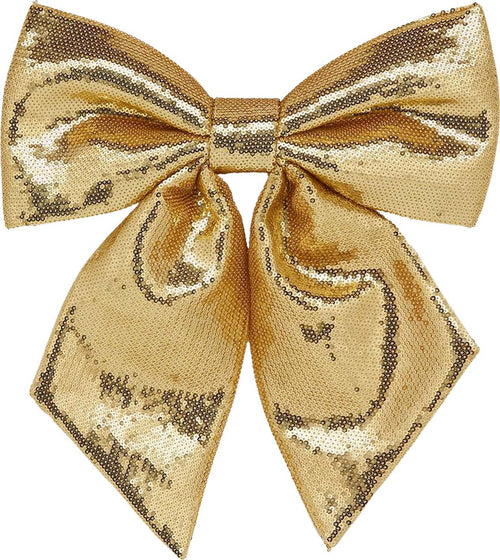 Fiocco imbottito con Micro Paillette Oro decorazione natalizia per albero e ghirlanda dietro porta Casa e cucina/Decorazioni per interni/Addobbi e decorazioni per ricorrenze/Decorazioni natalizie/Fiocchi e nastri MagiediNatale.it - Altamura, Commerciovirtuoso.it