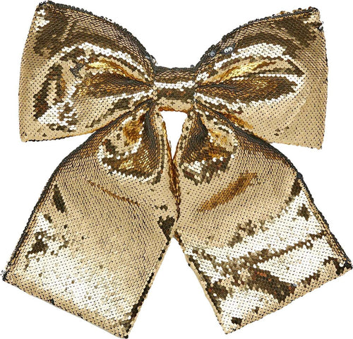 Fiocco imbottito con Paillette Oro decorazione natalizia per albero e ghirlanda dietro porta Casa e cucina/Decorazioni per interni/Addobbi e decorazioni per ricorrenze/Decorazioni natalizie/Fiocchi e nastri MagiediNatale.it - Altamura, Commerciovirtuoso.it