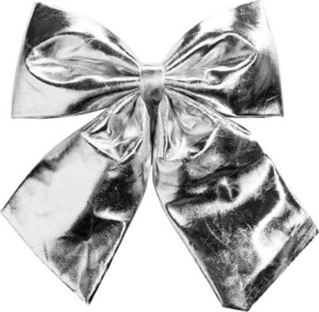 Fiocco imbottito Metallizzato Argento decorazione natalizia per albero e ghirlanda dietro porta Casa e cucina/Decorazioni per interni/Addobbi e decorazioni per ricorrenze/Decorazioni natalizie/Fiocchi e nastri MagiediNatale.it - Altamura, Commerciovirtuoso.it