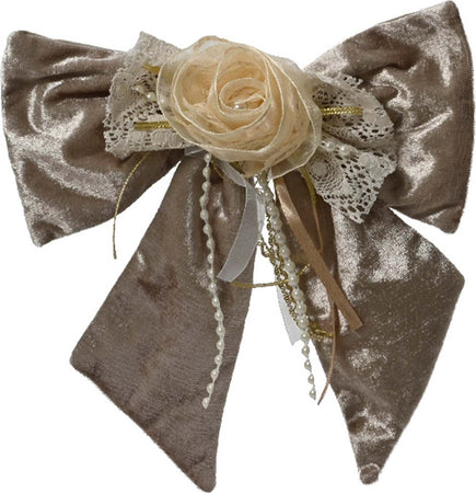 Fiocco in velluto decorazione natalizia per albero e ghirlanda da 28 cm Casa e cucina/Decorazioni per interni/Addobbi e decorazioni per ricorrenze/Decorazioni natalizie/Fiocchi e nastri MagiediNatale.it - Altamura, Commerciovirtuoso.it