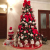 Fiocco in velluto imbottito decorazione natalizia per albero e ghirlanda dietro porta Casa e cucina/Decorazioni per interni/Addobbi e decorazioni per ricorrenze/Decorazioni natalizie/Fiocchi e nastri MagiediNatale.it - Altamura, Commerciovirtuoso.it