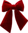 Fiocco in velluto imbottito decorazione natalizia per albero e ghirlanda dietro porta Casa e cucina/Decorazioni per interni/Addobbi e decorazioni per ricorrenze/Decorazioni natalizie/Fiocchi e nastri MagiediNatale.it - Altamura, Commerciovirtuoso.it