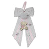 Fiocco nascita in cotone e legno, personalizzabile 30 x h 50 cm Made in Italy