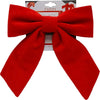 Fiocco Rosso in velluto decorazione natalizia per albero e ghirlanda dietro porta Casa e cucina/Decorazioni per interni/Addobbi e decorazioni per ricorrenze/Decorazioni natalizie/Fiocchi e nastri MagiediNatale.it - Altamura, Commerciovirtuoso.it