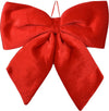 Fiocco rosso in velluto imbottito decorazione natalizia per albero e ghirlanda dietro porta Casa e cucina/Decorazioni per interni/Addobbi e decorazioni per ricorrenze/Decorazioni natalizie/Fiocchi e nastri MagiediNatale.it - Altamura, Commerciovirtuoso.it