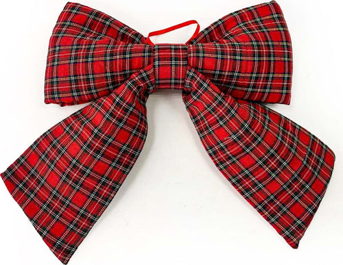 Fiocco Rosso scozzzese in tartan decorazione natalizia per albero e ghirlanda da 44 cm Casa e cucina/Decorazioni per interni/Addobbi e decorazioni per ricorrenze/Decorazioni natalizie/Fiocchi e nastri MagiediNatale.it - Altamura, Commerciovirtuoso.it