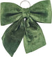 Fiocco Verde in velluto imbottito decorazione natalizia per albero e ghirlanda dietro porta Casa e cucina/Decorazioni per interni/Addobbi e decorazioni per ricorrenze/Decorazioni natalizie/Fiocchi e nastri MagiediNatale.it - Altamura, Commerciovirtuoso.it