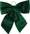 Fiocco Verde Scuro in velluto imbottito decorazione natalizia per albero e ghirlanda dietro porta Casa e cucina/Decorazioni per interni/Addobbi e decorazioni per ricorrenze/Decorazioni natalizie/Fiocchi e nastri MagiediNatale.it - Altamura, Commerciovirtuoso.it