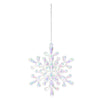 Fiocco pensile per albero di Natale iridescente per decorazione natalizia