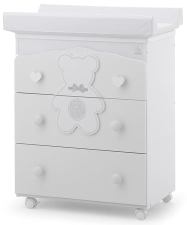 Bagnetto a Tre Cassetti Italbaby Fiocco Bianco