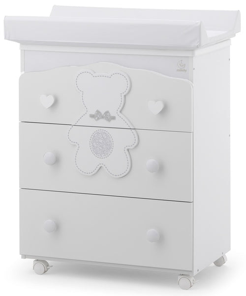 Bagnetto a Tre Cassetti Italbaby Fiocco Bianco