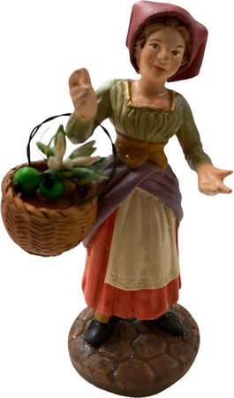 Fioraia statuetta in terracotta artigianale per presepe napoletano da h 12 cm Casa e cucina/Decorazioni per interni/Addobbi e decorazioni per ricorrenze/Decorazioni natalizie/Presepi/Statuine e fondali per il presepe MagiediNatale.it - Altamura, Commerciovirtuoso.it