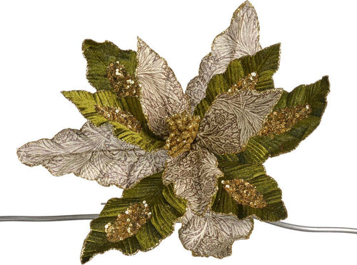 Fiore-decorativo-color-verde-per-decorazioni-e-composizioni-di-fiori-da-34-cm