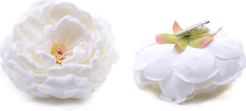 Fiore decorativo Peonia Innevata decorazione natalizia per composizioni floreali da 18 cm Casa e cucina/Decorazioni per interni/Addobbi e decorazioni per ricorrenze/Decorazioni natalizie/Ghirlande e corone MagiediNatale.it - Altamura, Commerciovirtuoso.it