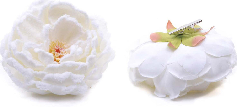 Fiore decorativo Peonia Innevata decorazione natalizia per composizioni floreali da 18 cm Casa e cucina/Decorazioni per interni/Addobbi e decorazioni per ricorrenze/Decorazioni natalizie/Ghirlande e corone MagiediNatale.it - Altamura, Commerciovirtuoso.it