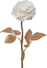 Fiore decorativo rosa in poliestere Bianco con clip, decorazione da 57 cm Casa e cucina/Decorazioni per interni/Addobbi e decorazioni per ricorrenze/Decorazioni natalizie/Ghirlande e corone MagiediNatale.it - Altamura, Commerciovirtuoso.it