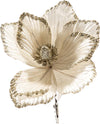 Fiore decorazione Magnolia con pinza ramo decorativo per arredamento Ø 23 cm Casa e cucina/Decorazioni per interni/Addobbi e decorazioni per ricorrenze/Decorazioni natalizie/Ghirlande e corone MagiediNatale.it - Altamura, Commerciovirtuoso.it