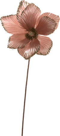 Fiore di magnolia artificiale, decorazione natalizia per interno ed esterno da Ø 23 x 60 cm Casa e cucina/Decorazioni per interni/Addobbi e decorazioni per ricorrenze/Decorazioni natalizie/Ghirlande e corone MagiediNatale.it - Altamura, Commerciovirtuoso.it