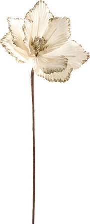 Fiore di magnolia artificiale, decorazione natalizia per interno ed esterno da Ø 23 x 60 cm Casa e cucina/Decorazioni per interni/Addobbi e decorazioni per ricorrenze/Decorazioni natalizie/Ghirlande e corone MagiediNatale.it - Altamura, Commerciovirtuoso.it