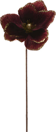 Fiore di magnolia artificiale, decorazione natalizia per interno ed esterno da Ø 23 x 60 cm Casa e cucina/Decorazioni per interni/Addobbi e decorazioni per ricorrenze/Decorazioni natalizie/Ghirlande e corone MagiediNatale.it - Altamura, Commerciovirtuoso.it