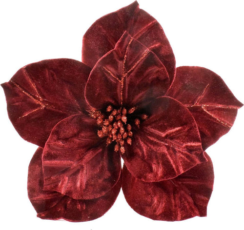 Fiore in velluto Bordeaux h 50 cm ramo per Alberi e Ghirlande natalizie Casa e cucina/Decorazioni per interni/Addobbi e decorazioni per ricorrenze/Decorazioni natalizie/Ghirlande e corone MagiediNatale.it - Altamura, Commerciovirtuoso.it