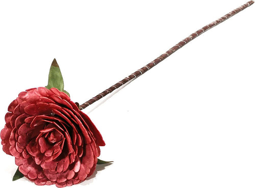 Fiore peonia in tessuto decorazione color Marsala per albero di Natale Casa e cucina/Decorazioni per interni/Addobbi e decorazioni per ricorrenze/Decorazioni natalizie/Ghirlande e corone MagiediNatale.it - Altamura, Commerciovirtuoso.it