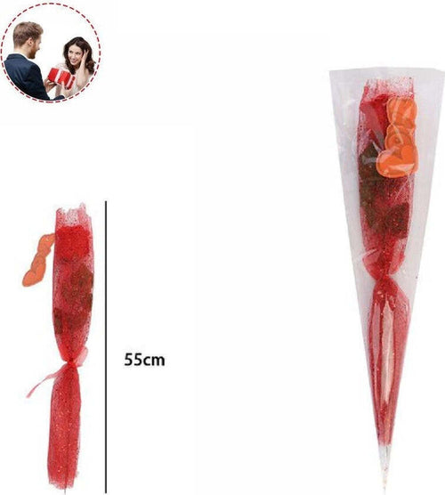 Fiore Rosa Rossa Artificiale Con Ramo Foglie 55cm Regalo Per San Valentino 63291 Casa e cucina/Decorazioni per interni/Piante e fiori artificiali/Fiori artificiali Trade Shop italia - Napoli, Commerciovirtuoso.it