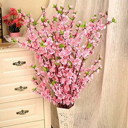 Fiori-Di-Pesco-Finti-Artificiali-Primavera-Decorazione-Interno-Esterno-100-Cm