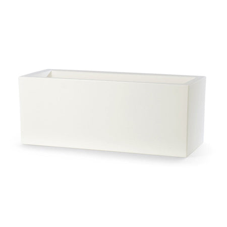 Vaso Cromia rettangolare per piante in resina "Made in Italy" 100 x 40 cm