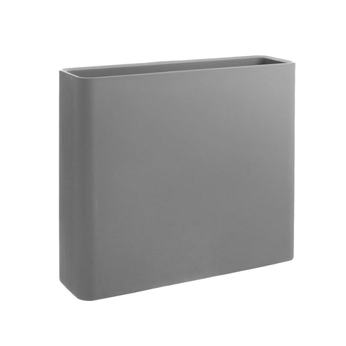 Vaso rettangolare Divio indoor, outdoor e water reserve in plastica colorati da esterno e giardino per fiori e piante