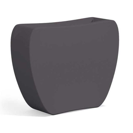 Vaso Cromia Heart per piante decorazione tinta unita in resina "Made in Italy"