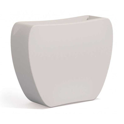 Vaso Cromia Heart per piante decorazione tinta unita in resina Made in Italy