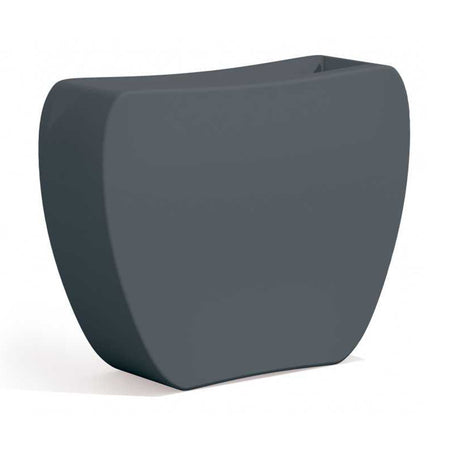 Vaso Cromia Heart per piante decorazione tinta unita in resina "Made in Italy"