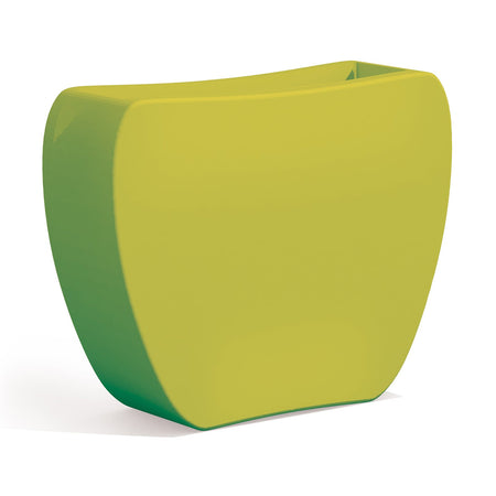 Vaso Cromia Heart per piante decorazione tinta unita in resina "Made in Italy"