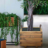 Fioriera in legno naturale per recinzioni giardino e terrazzo 40 x 40 x h 30 cm Giardino e giardinaggio/Decorazioni per il giardino/Recinzioni decorative La Zappa - Altamura, Commerciovirtuoso.it