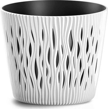 Fioriera-Vaso-Decorativo-Design-Moderno-Fiori-Piante-Casa-Esterno-16cm-Bianco