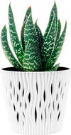 Fioriera-Vaso-Decorativo-Design-Moderno-Fiori-Piante-Casa-Esterno-16cm-Bianco