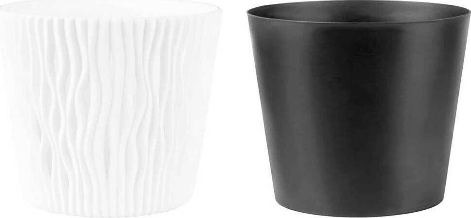Fioriera-Vaso-Decorativo-Design-Moderno-Fiori-Piante-Casa-Esterno-16cm-Bianco