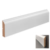 Battiscopa PREMIUM in legno MASSELLO mod.FIRENZE 91x15 laccato bianco liscio (prezzo al metro) - Eternal Parquet