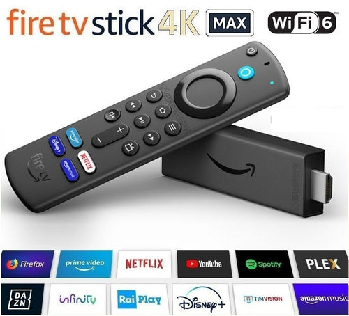 Fire TV Stick 4K Max con Wi-Fi 6 e telecomando vocale Alexa con comandi per la TV